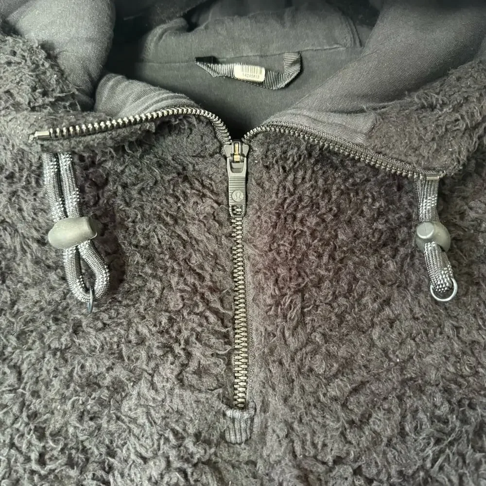 Lululemon Scuba Oversized Half-Zip Fleece Hoodie Size 4 Small - Picture 6 of 9